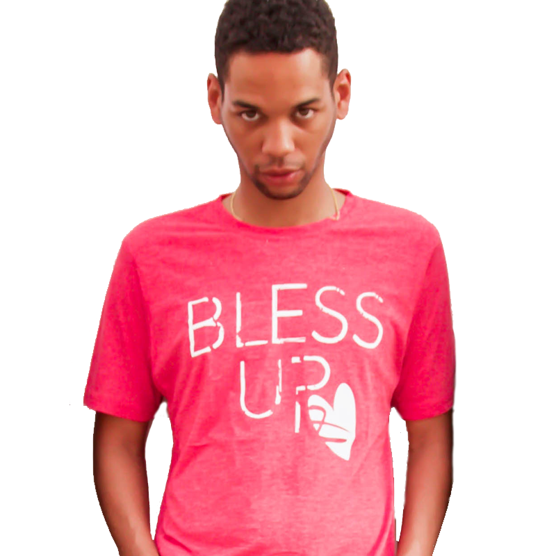 Red Vintage Tee - Bless Up